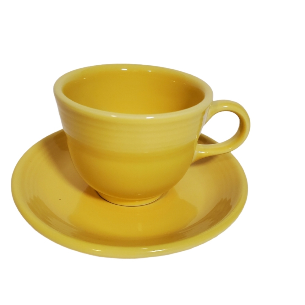 FIESTA Yellow Cup & Saucer Set